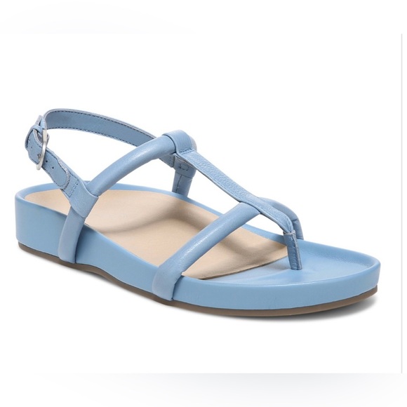 Vionic Adley T-strap sandals- 7 - blue - Picture 9 of 14